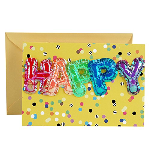 Hallmark Signature Birthday Card (Mylar Balloons) (799RZH1060)