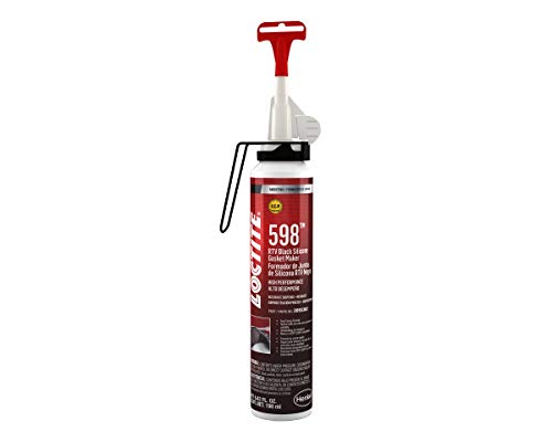 Loctite 598 RTV High Performance Silicone, Black, 190 ml -2093362