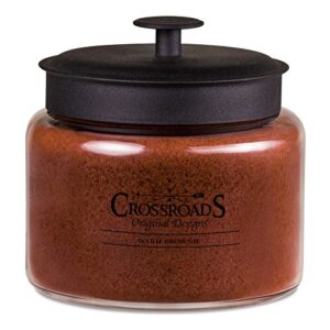crossroads warm brownie scented 4-wick candle, 64 oz.