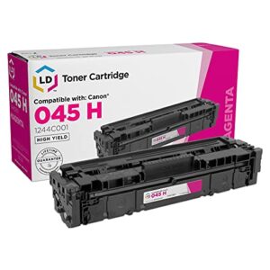 ld products compatible toner cartridge replacement for canon 045h 1244c001 high yield (magenta)