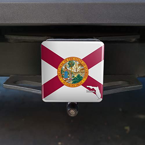 GRAPHICS & MORE Florida FL Home State Flag Officially Licensed Tow Trailer Hitch Cover Plug Insert 2"