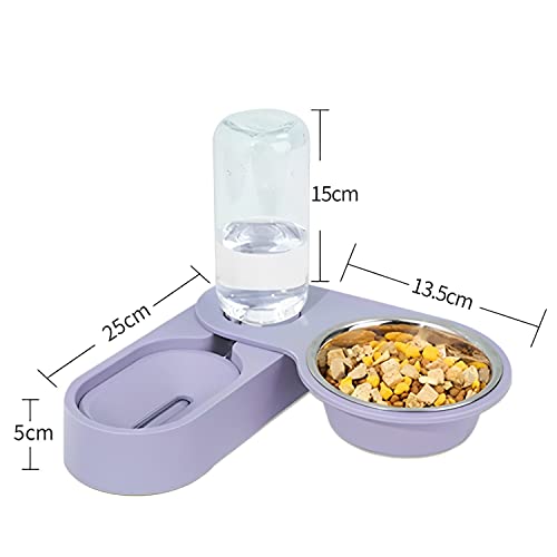 Convenient Corner Folding Pet Bowl Set for Dogs, Cats, and Small Animals - Includes Rabbit Food Bowl, Automatic Water Dispenser, and Adjustable Feeding Bowl for Dogs