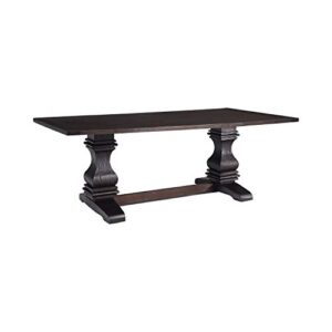coaster furniture dining table rustic espresso 107411