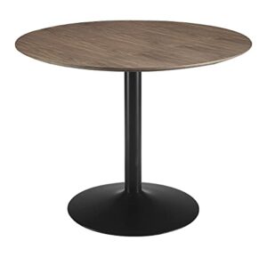 coaster home furnishings cora coaster montoya dining table walnut / black
