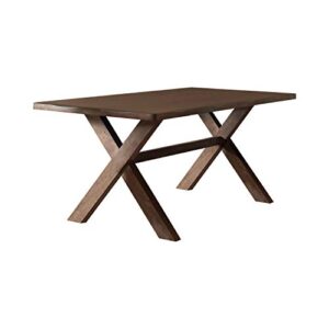 coaster furniture alston knotty nutmeg dining table 106381