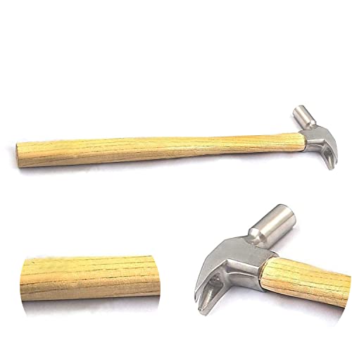 DDP Professional Farrier's Hammer Wooden Handle Nail Removal Durable Construction