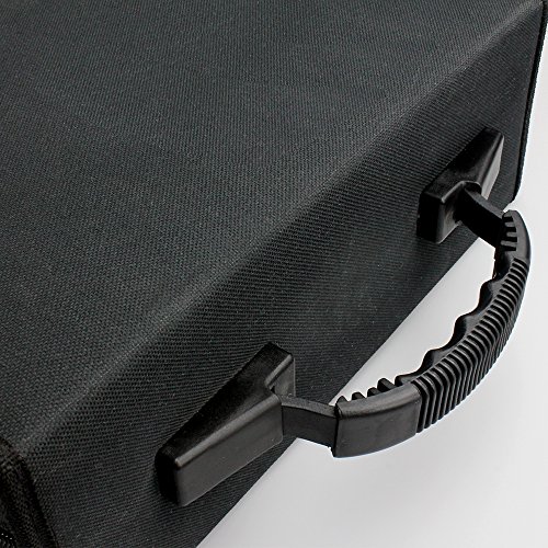 BlueCubi 288 Capacity Portable CD DVD Wallet Binder Book Sleeves Disc Storage Bag Carrying Case