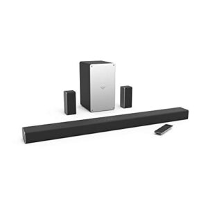 vizio sb3651-e6b 5.1 soundbar home speaker, black (renewed)