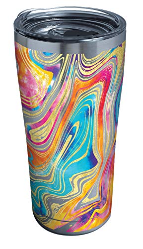 Tervis Tie Dye Swirl-Bright Triple Walled Insulated Tumbler Travel Cup Keeps Drinks Cold & Hot, 20oz, Stainless Steel