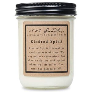 1803 candles - 14 oz. jar soy candles - (kindred spirit)