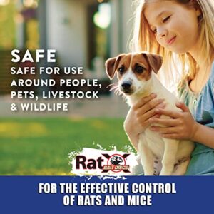 EcoClear Products 620118, RatX Bait Discs, All-Natural Humane Rat and Mouse, 1 lb. Bag Contains 45 Discs