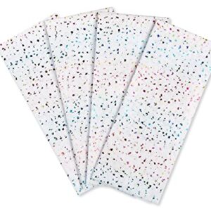 Papyrus 4 Sheet Rainbow Confetti Tissue Paper for Gifts, Decorations, Crafts, DIY and More