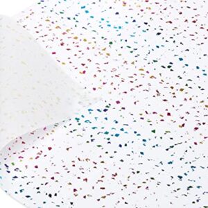 Papyrus 4 Sheet Rainbow Confetti Tissue Paper for Gifts, Decorations, Crafts, DIY and More