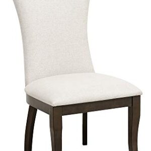 Homelegance Oratorio Two-Pack Upholstered Dining Chairs, Dark Cherry