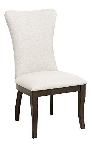 Homelegance Oratorio Two-Pack Upholstered Dining Chairs, Dark Cherry