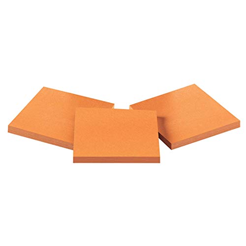 Post-it Extreme Notes, Works outdoors, Removes cleanly, Sticks where other notes can't, Orange, 3 in x 3 in, 3 Pads/Pack, 45 Sheets/Pad (EXTRM33-3TRYOG)