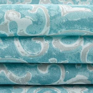 Premier Prints Outdoor Athens Aqua, Fabric by the Yard