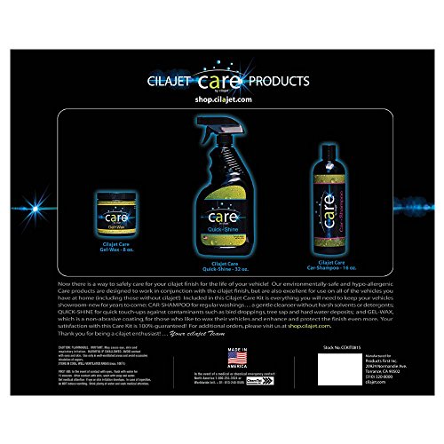 Cilajet Car Wash Care Kit| Best Car Cleaning Kit|5 Piece Car Wash Supplies |All-in-One Car Detailing Kit |Car Wash, Wax and Quick Detailer|(5 Items)