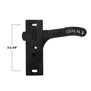 Camp'N - RV Screen Door Latch- Handle (Right Hand) for RV, Trailer, Camper, Motor Home, Cargo Trailer - OEM Replacement (RH)