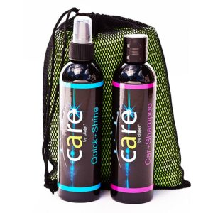 cilajet travel kit (car-shampoo 8-oz. & quick-shine 8-oz. & two microfiber towels)