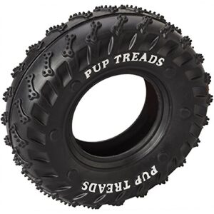spot ethical pets 54337 pup treads rubber tire pet toys