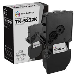 ld compatible toner cartridge replacement for kyocera tk-5232k 1t02r90us0 (black)