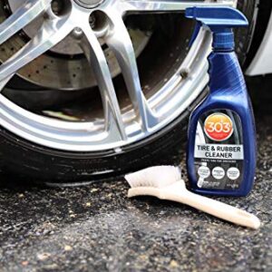 303 Tire and Rubber Cleaner - Preps Tires for Dressing - Fast Acting Foaming Formula - Removes Tire Browning - Safe for All Rubber and Vinyl, 32 fl. oz. (30579CSR)