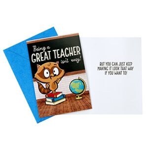 Hallmark Teacher Appreciation Card Assortment for Day Care, Preschool, Elementary School, Graduation or Back to School (8 Cards with Envelopes), Teacher Appreciation, 8 Cards (1599GMR9966)