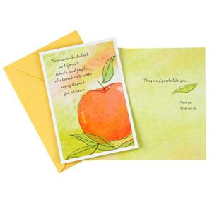 Hallmark Teacher Appreciation Card Assortment for Day Care, Preschool, Elementary School, Graduation or Back to School (8 Cards with Envelopes), Teacher Appreciation, 8 Cards (1599GMR9966)