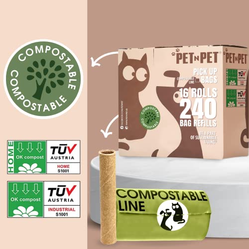 Pet N Pet Dog Poop Bags Refills, Dog Bags For Poop, 240 Doggie Poop Bags For Dogs, Dog Poop Bag Rolls, Dog Waste Bags Doggie Bags, Thick Doggy Poop Bags, Pet Waste Bags, Cat Poop Bags, Doggy Bags