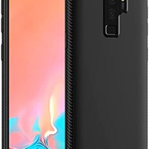 JETech Slim Fit Case for Samsung Galaxy S9+ Plus, Thin Phone Cover with Shock-Absorption and Carbon Fiber Design (Black)