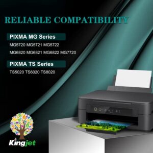 Kingjet Compatible Ink Cartridge Replacement for Canon 270 271, 270XL 271XL for Pixma MG5720 MG5721 MG5722 MG6820 MG6821 MG6822 TS5020 TS6020 (3 Sets, 5 Color High Yield)