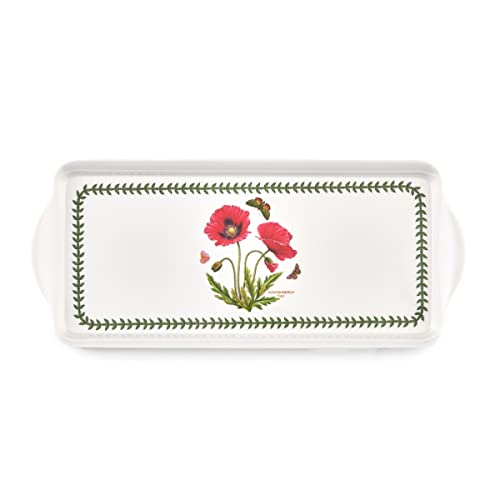 Pimpernel Botanic Garden Collection Sandwich Tray | Serving Platter | Crudité and Appetizer Tray | Made of Melamine | Measures 15.1" x 6.5" | Dishwasher Safe