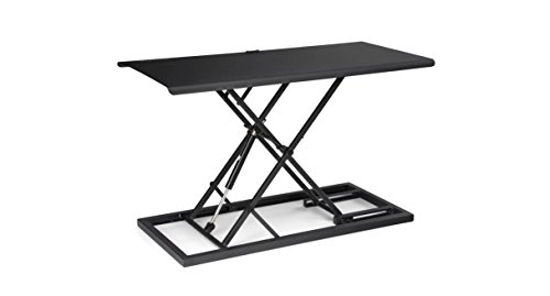 E3 Compact Stand Up Desk Converter (Black) by Uplift Desk