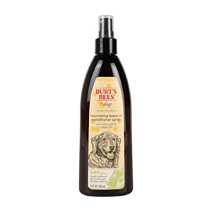 burt's bees for pets care plus+ natural leave-in conditioner spray with avocado & olive oil | shine spray for dogs | cruelty free, sulfate & paraben free, ph balanced for dogs - made in usa, 12 oz