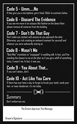 Wannabe Genius Groomsmen Gifts - The Man Card - Groomsmen Proposal or Groomsman Gifts for Wedding Day (6-Pack)