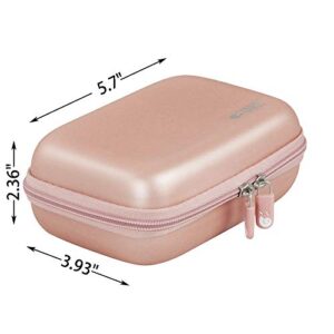 Hermitshell EVA Hard Travel Case Fits HP Sprocket 2-in-1 Portable Photo Printer & Instant Camera (Rose Gold)