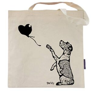 pet studio art barksy - balloon dog tote bag
