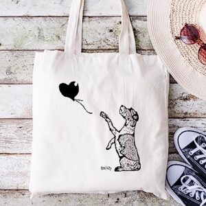 Pet Studio Art Barksy - Balloon Dog Tote Bag