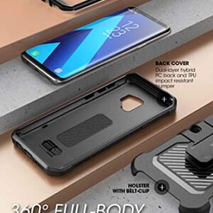 SUPCASE Unicorn Beetle Pro Rugged Case for Galaxy S9 with Screen Protector - Black