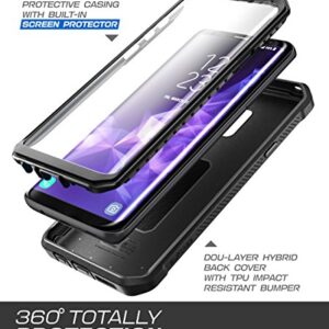 SUPCASE Unicorn Beetle Pro Series Case Designed for Samsung Galaxy S9+ Plus, with Built-In Screen Protector Full-body Rugged Holster Case for Galaxy S9+ Plus (2018 Release) (Black)