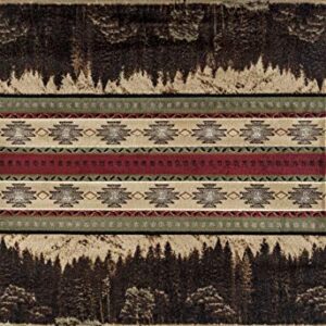 United Weavers of America Woodside Rug 5'3" x 7'2" Green