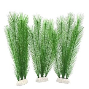 begondis aquarium decorations 3pcs fish tank artificial green water plants made of silk fabrics plastic