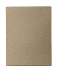 100 thick kraft chipboard (30pt) - 8 1/2" x 11" - perfect for scrapbooking, crafts & product backing…