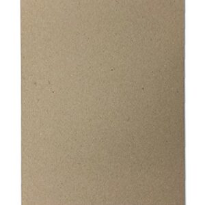 100 Thick Kraft Chipboard (30pt) - 8 1/2" x 11" - Perfect for Scrapbooking, Crafts & Product Backing…