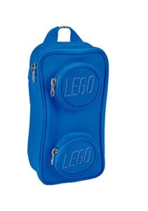 lego brick pouch - blue