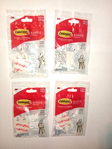 Command 3M Basics Small Hooks