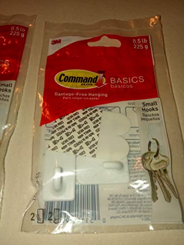 Command 3M Basics Small Hooks