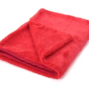 Maxshine 1000GSM Crazy Microfiber Drying Towel Series – Large Red 19.69 x 27.56 inches, Efficient Car Washing and Drying, Long Service Life