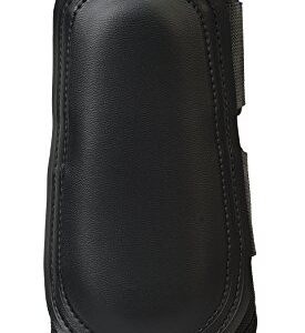 Weaver Leather Splint Boots with Xtended Life Closure System, Large, Black